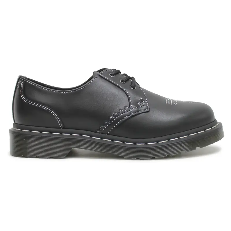 Dr. Martens 1461 GA Wanama Leather Unisex Comfort Shoes - Black - Size:US 7 Women / 6 Men
