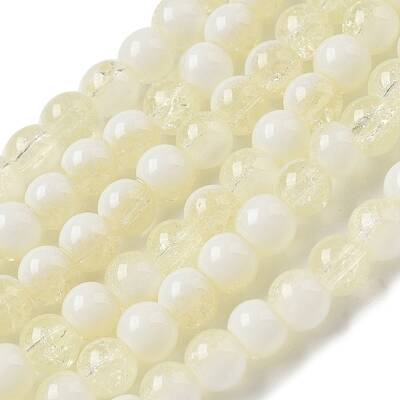 Crackle Glass Beads Strands