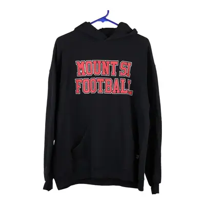 Mount Si Football Russell Athletic College Hoodie - Large Black Cotton Blend