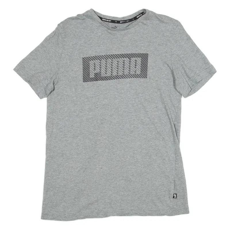 PUMA Boys T-Shirt Grey 15-16Y