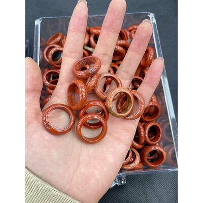 Natural Red Jasper Finger Rings