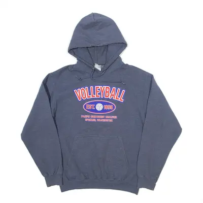 PORT & COMPANY Volleyball Northwest Pacific Qualifiers Hoodie Blue Pullover Mens M