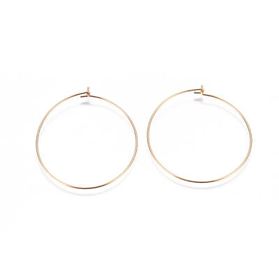 304 Stainless Steel Hoop Earrings Findings