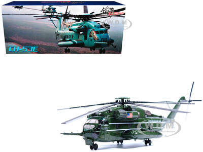 Sikorsky CH-53E Sea Stallion Helicopter #32 HMX-1 Nighthawks, MCAS Quantico, VA United States Marine Corps 1/72 Diecast Mod...