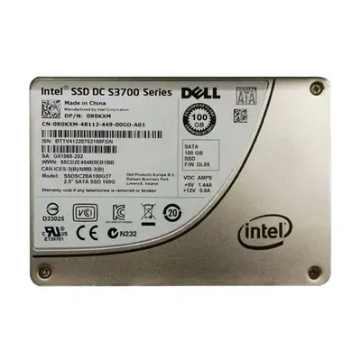 R0KXM Dell 100GB Multi-Level Cell SATA 6Gb/s Hot-Pluggable 2.5-Inch Solid State Drive for PowerEdge Servers