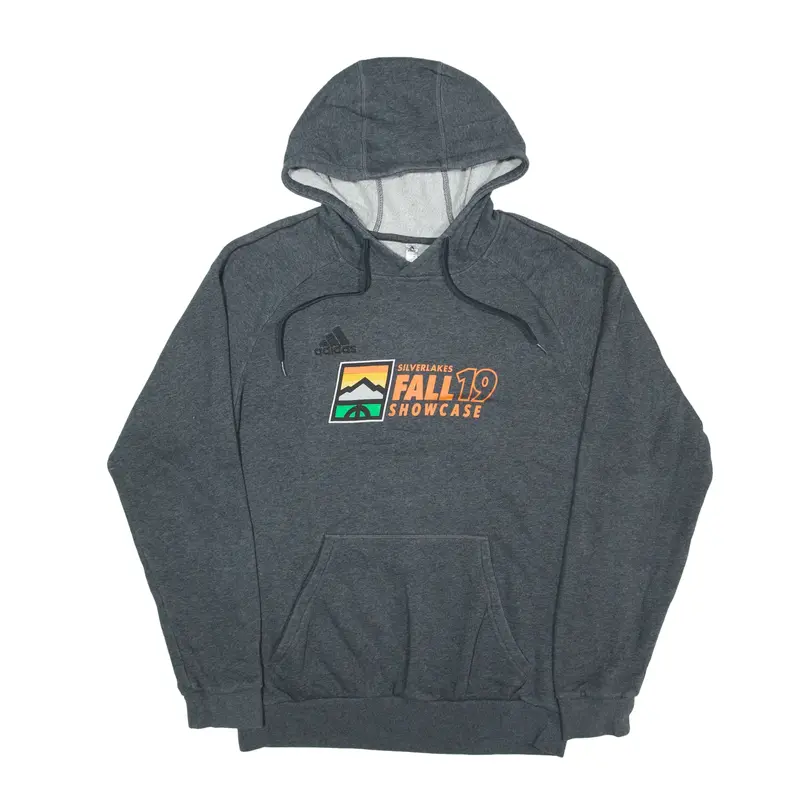 ADIDAS Silverlakes Fall Showcase Hoodie Grey Pullover Mens M