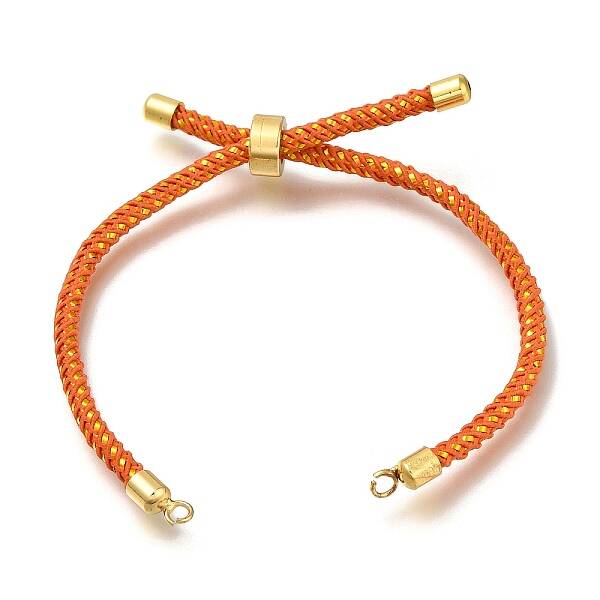 Braided Cotton Cord Slider Bracelet Making