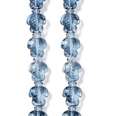 Transparent Glass Enamel Beads Strands