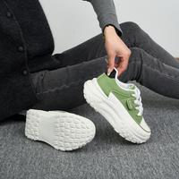 Chouiss Chunky Flexible Casual Comfortable Women's Sneakers,Lace - up Low Basic for Comfort, Daily Footwear walking sneakers ...