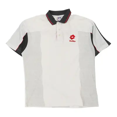 Boris Becker Lotto Polo Shirt - XL White Cotton