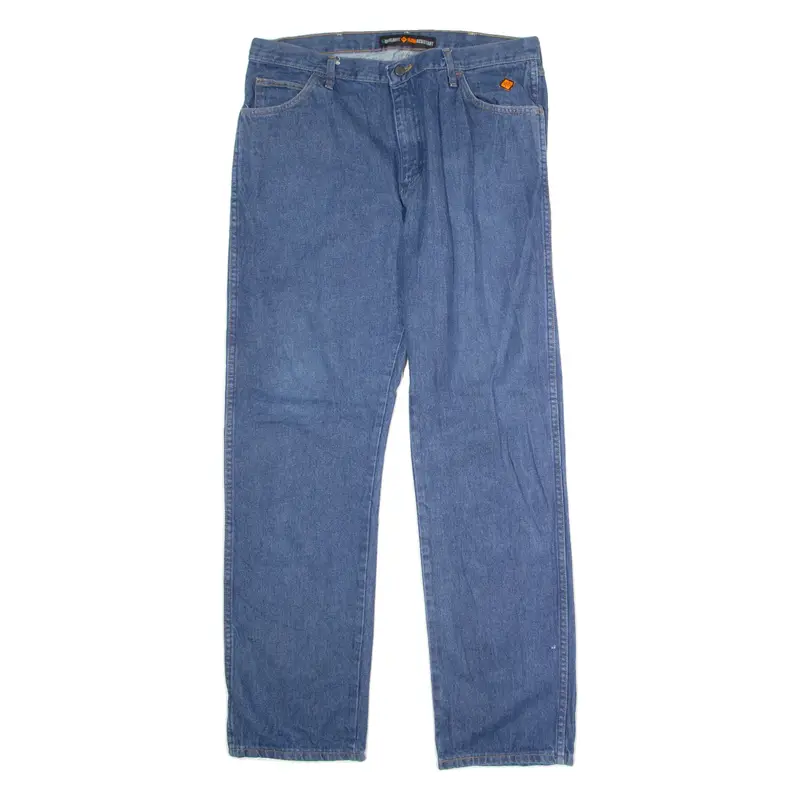 WRANGLER FR Mens Jeans Blue Regular Straight W38 L34