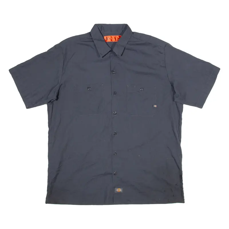 DICKIES Mens Worker Shirt Blue XL