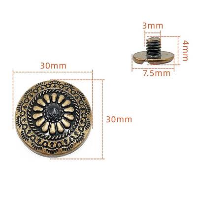 Alloy Decorative Buttons