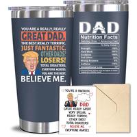 NewEleven Gift for Dad- Staindless steel 20 Oz Tumbler Navy