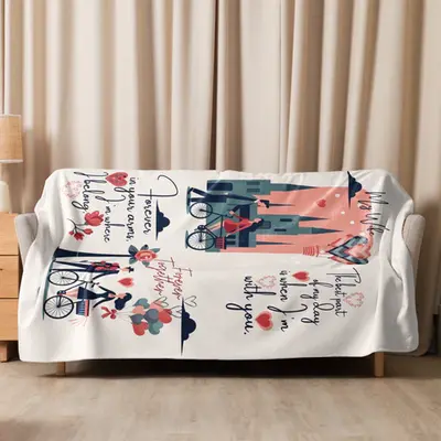 Forever in Your Arms - Romantic Sherpa Blanket