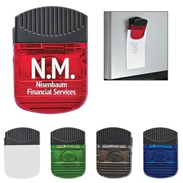 100 Promotional Wide Rectangle Clip - Magnetic & Spring Loaded