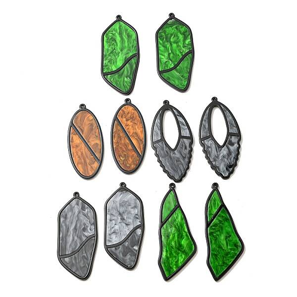 Cellulose Acetate(Resin) Big Pendants