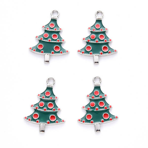 Alloy Enamel Pendants