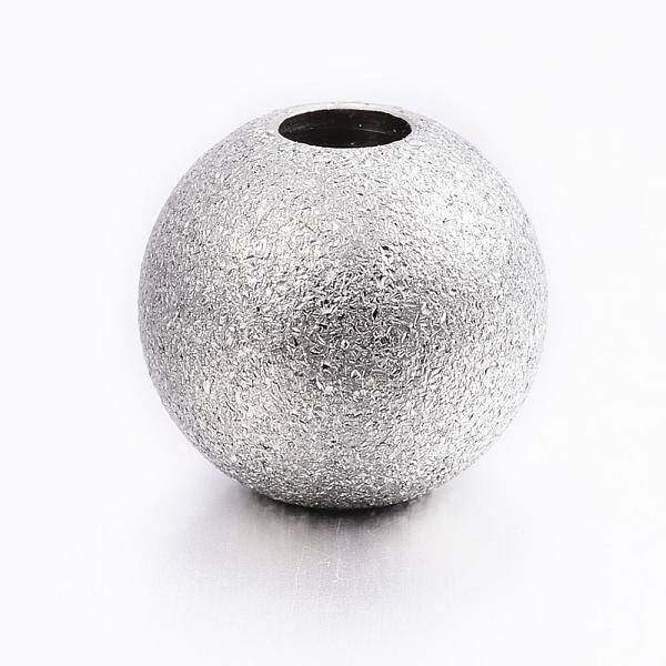 Tarnish Resistant 202 Stainless Steel Textured Beads