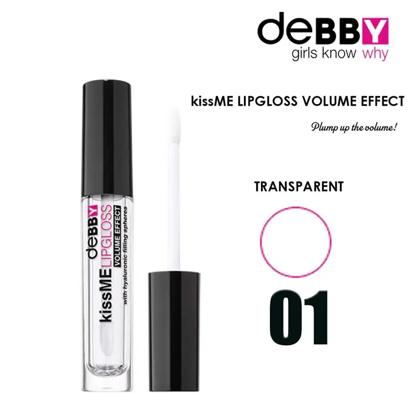 Debby kissme lip gloss volume 01 transparent