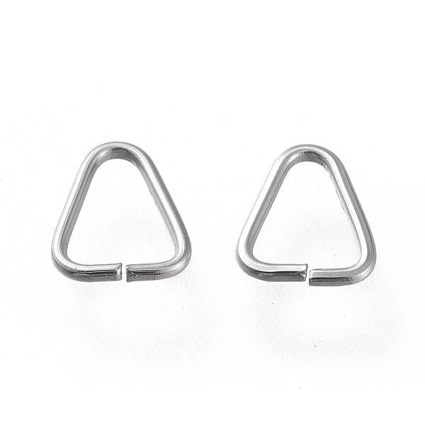 Non-Tarnish 304 Stainless Steel Triangle Rings