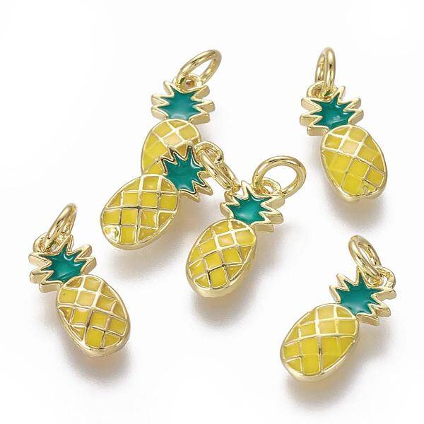 Brass Enamel Charms