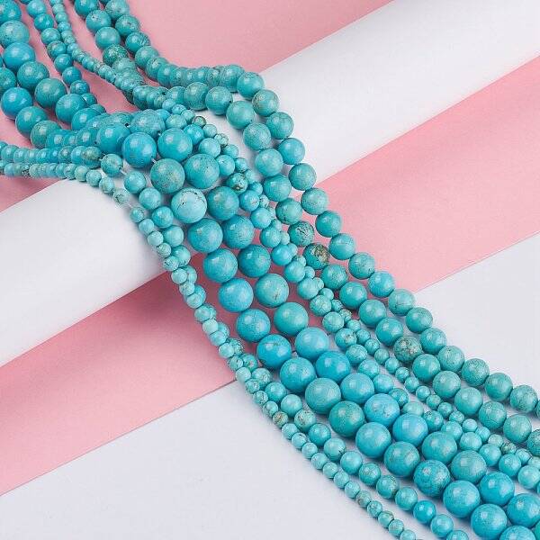 Natural Magnesite Beads Strands