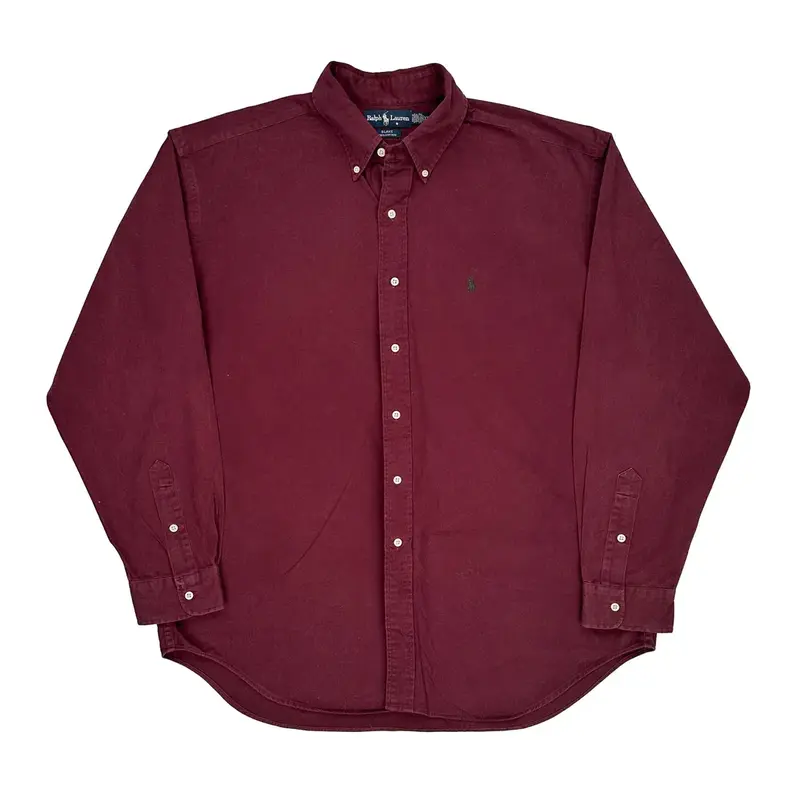 Blake Ralph Lauren Shirt - XL Burgundy Cotton