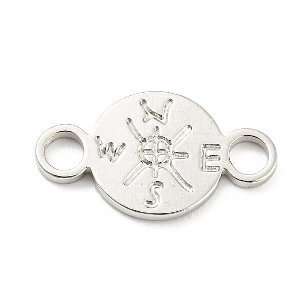 Tarnish Resistant 304 Stainless Steel Connector Charms