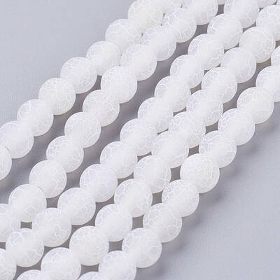 Natural Crackle Agate Beads Strands