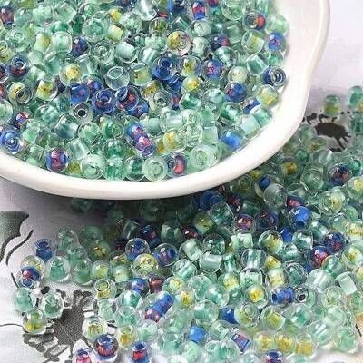 Transparent Glass Round Seed Beads
