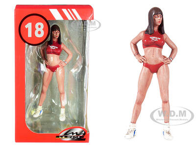 2000's Dorothy Miss Hawaiian Tropic Figurine for 1/18 Scale Models by Le Mans Miniatures
