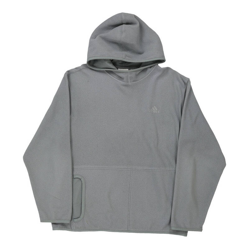 Adidas Hoodie - Medium Grey Polyester