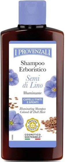 I provenzali Herbal Shampoo with Linseed for Dyed and Damaged Hair 250 ml
