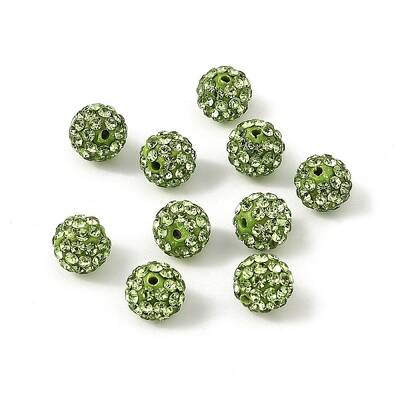 Pave Disco Ball Beads
