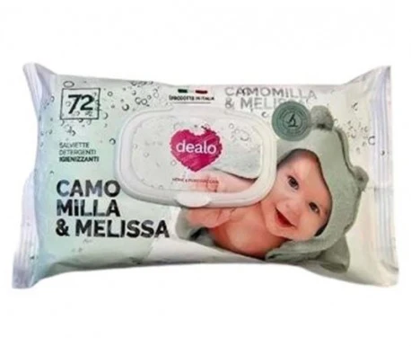 Dealo Sanit. Hygien. Baby Chamomile Melissa 72 Wipes.
