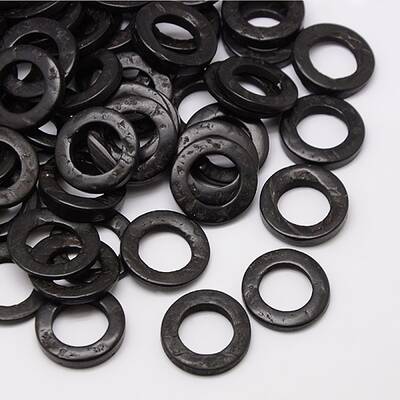 Dyed Wood Jewelry Findings Coconut Linking Rings