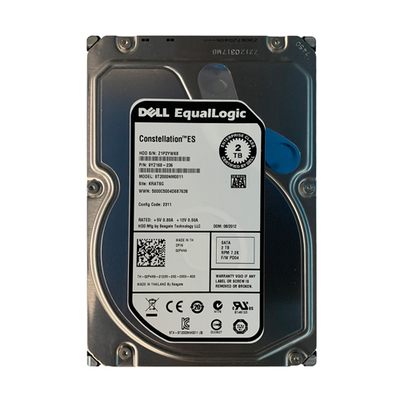 2P4N9 Dell 2TB 3Gb/s SATA 7200 3.5-Inch Hard Drive