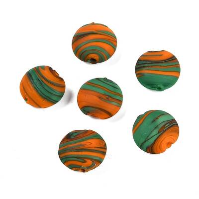 Opaque Handmade Lampwork Beads