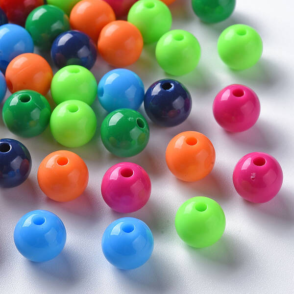 Opaque Acrylic Beads