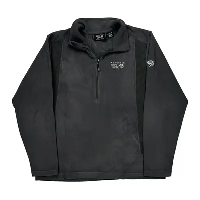 Mountain Hard Wear Fleece Jacket - Large Black Polyester