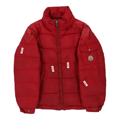 Age 6 Moncler Puffer - Small Red Polyester | Size: small