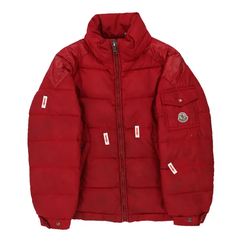 Age 6 Moncler Puffer - Small Red Polyester | Size: small