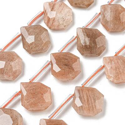 Natural Peach Moonstone Beads Strands