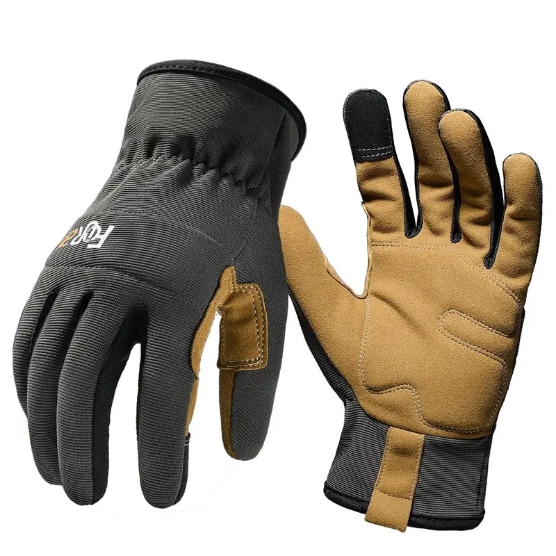 Multi-purpose Light Duty Work Gloves (1 Pair), High Performance Breathable & High Dexterity Gloves, Universal Gardening Glove...
