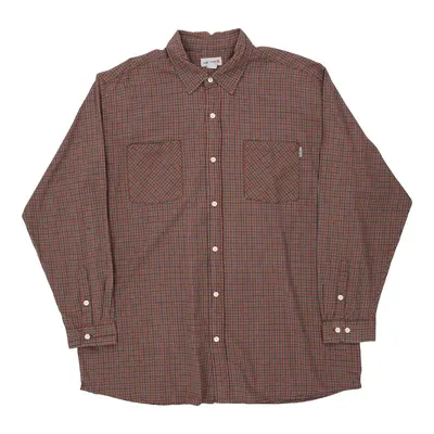 Carhartt Checked Shirt - 2XL Red Cotton
