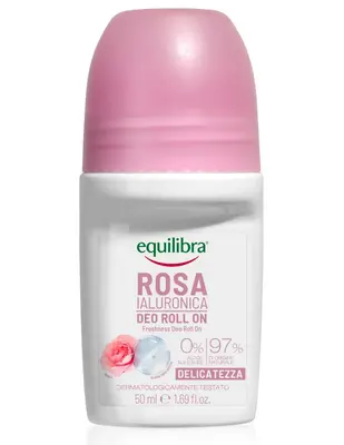 Equilibra Rollon Rose delicate deodorant 50 ml