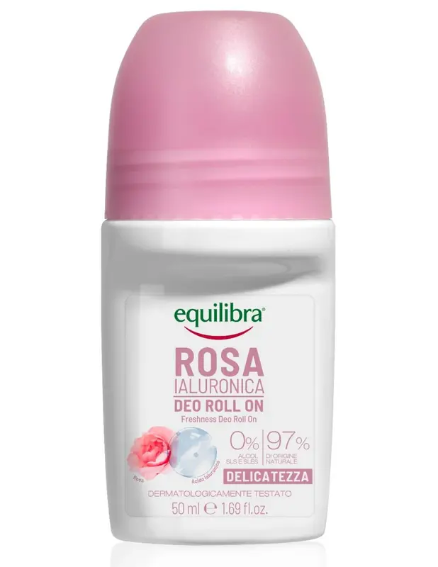 Equilibra Rollon Rose delicate deodorant 50 ml