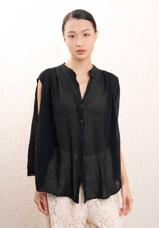 Blouse 83286 Black | Color: BLACK | Size: U