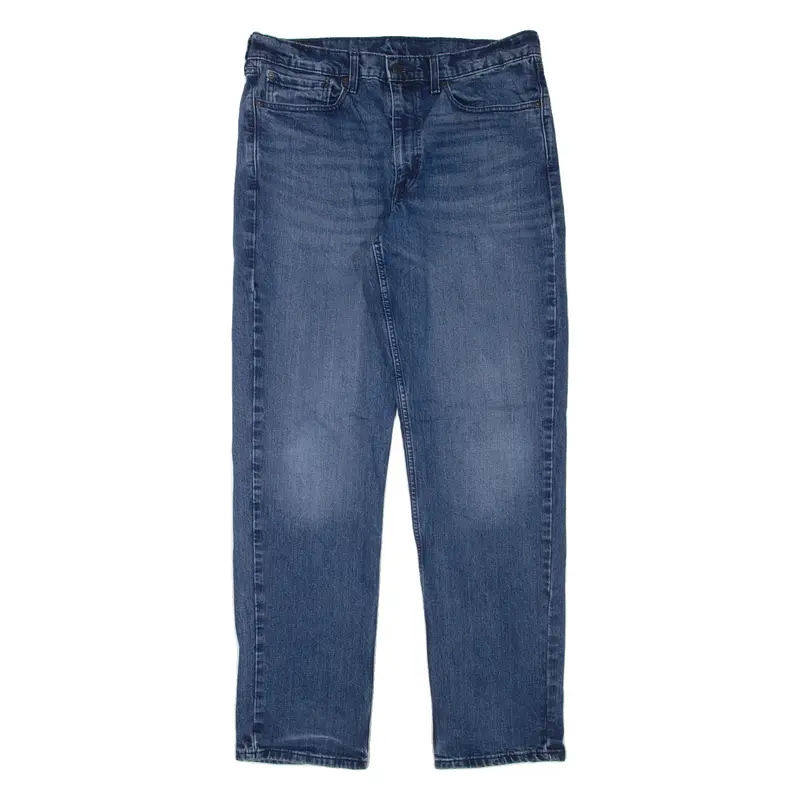 LEVI'S 550 Jeans Mens Blue Relaxed Tapered Stone Wash W34 L34
